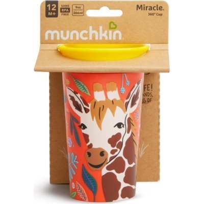 Munchkin Mucize 360° Wildlove Alıştırma Bardağı 12 Ay+ 266 ml Zürafa
