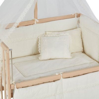 Baby Tech Extra Naturel Anne Yanı Beşik, 50x90, Krem