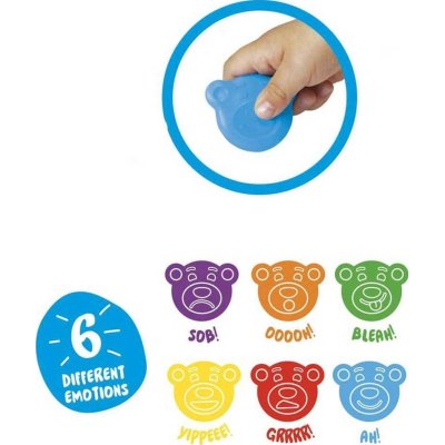 Carioca Teddy Şekilli Kirletmeyen Mum Boya, 6'lı