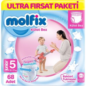 Molfix Külot Bez, 5 Beden, 68 Adet