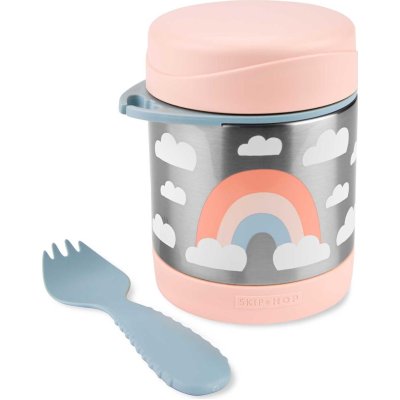 Skip Hop Zoo Paslanmaz Çelik Termos, 325 ml, Gökkuşağı