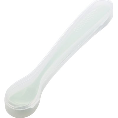 Mamajoo Beslenme Kaşığı & Saklama Kutusu, Powder Green, 2'li