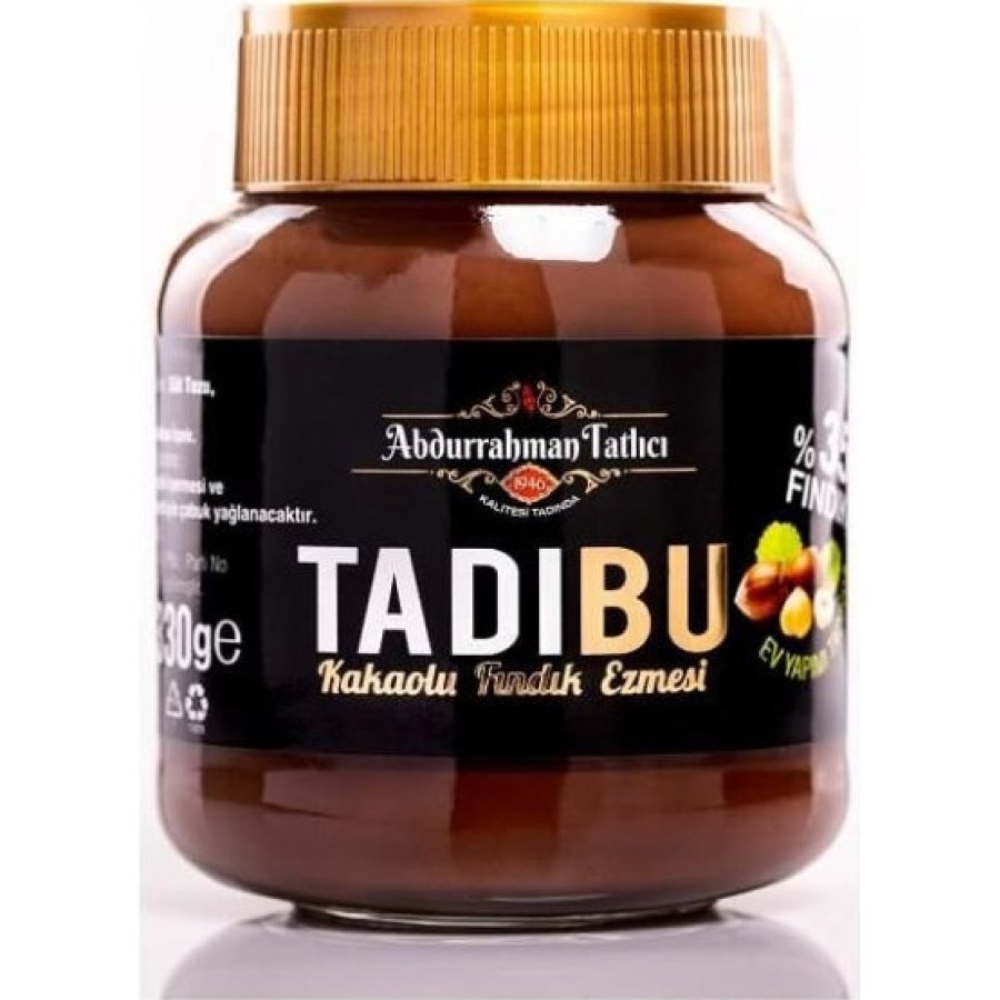 Abdurrahman Tatlıcı Tadıbu Kakaolu Fındık Ezmesi, 330 g