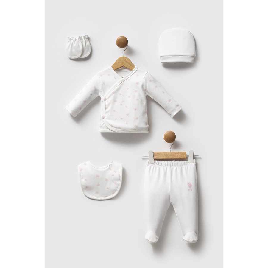 U.S. Polo Assn Hastane Çıkışı 5’li set USB2701 Beyaz