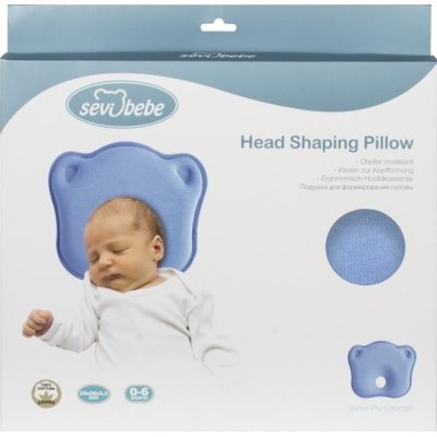 Sevi Bebe Düz Kafa Yastığı Kafa Şekillendirici Yastık, Pembe