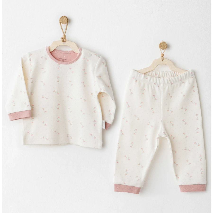 Andywawa AC26084 Mon Petit Amour 2'li Takım Ekru