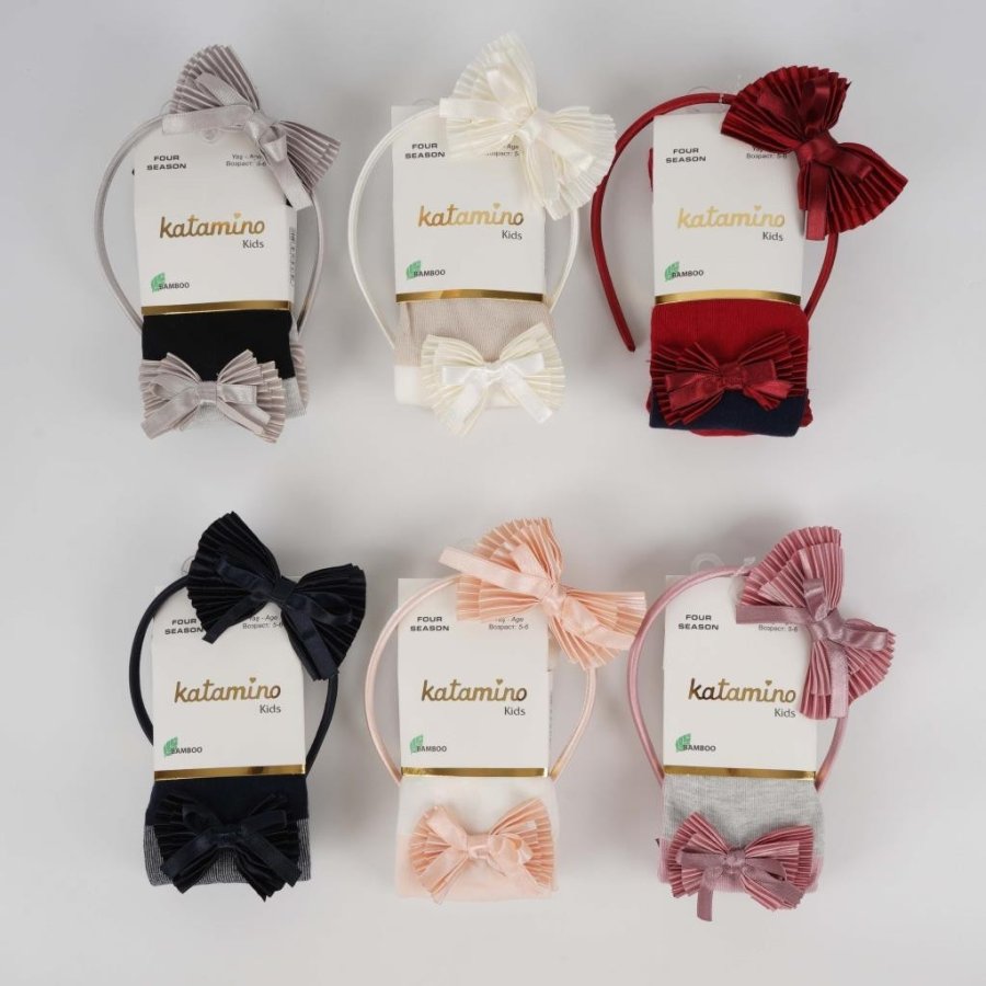 Katamino Meva Taçlı Aks. Bambu Külotlu Çorap, Asorti