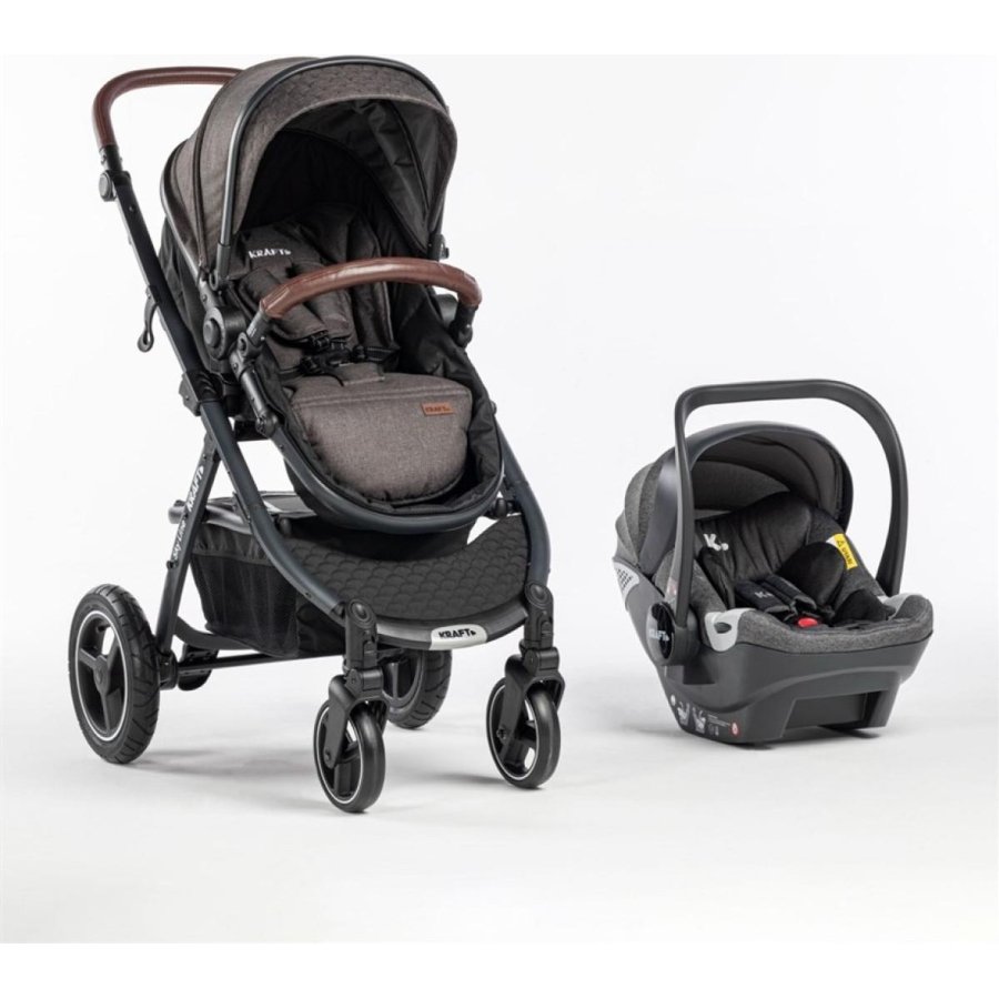 Kraft Sky Line Travel Sistem Bebek Arabası, Koyu Gri