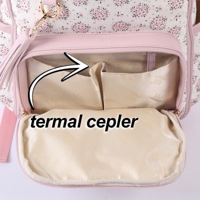 M&Y Oeste Deri Anne Bebek Bakım Sırt Çantası, Lila