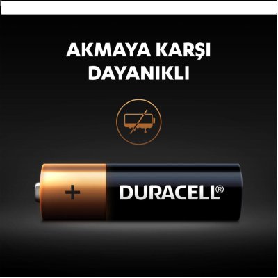 Duracell Kalem Pil, AA, 4'lü