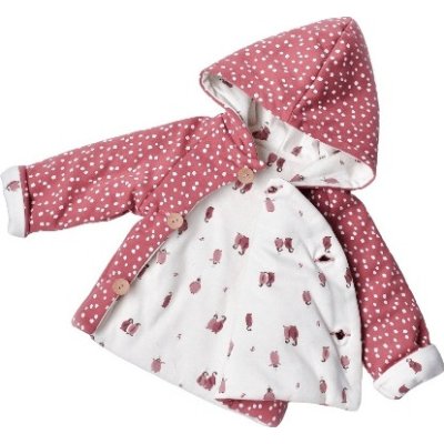 Bibaby Biorganic Little Love Elyaflı Hırka, Gül Kurusu