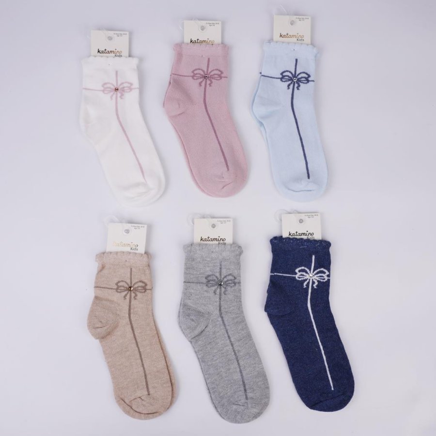 Katamino Kumru Kız Soket Çorap K22224 Asorti
