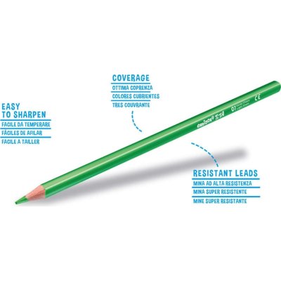 Carioca Tita Maxi Üçgen Kuru Boya Kalemi, 12'li