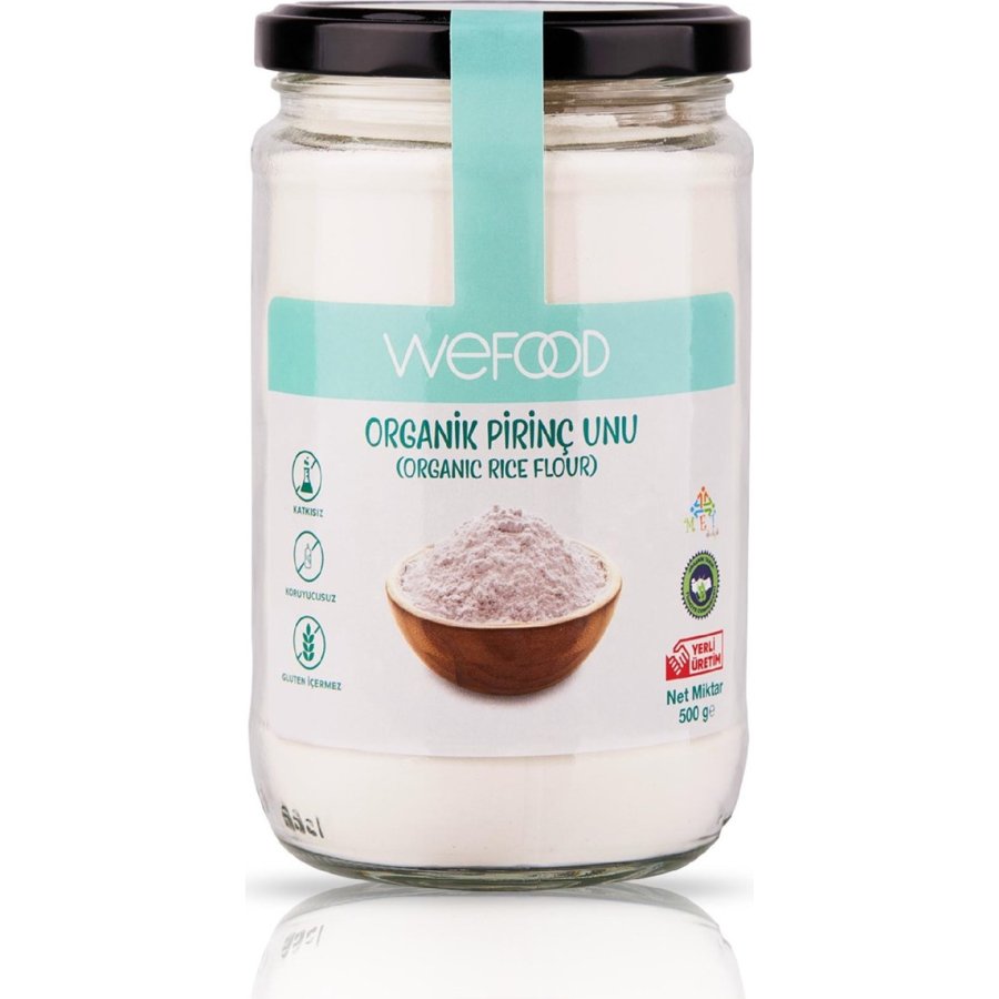 Wefood Organik Glütensiz Pirinç Unu, 500 g
