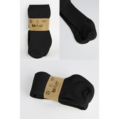 Bistyle Basic Penye Tekli Külotlu Çorap, Siyah