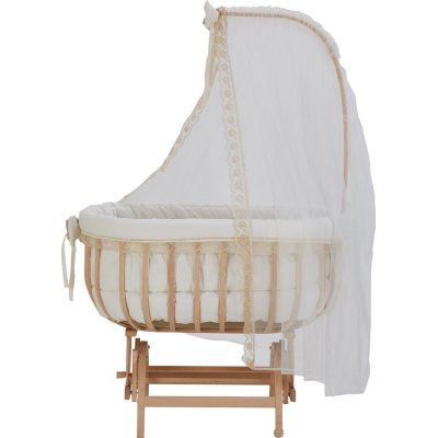 Baby Tech Saraylı Naturel Sepet Beşik, Kahve