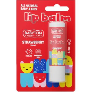 Babyton Bebek ve Çocuklar İçin Doğal Dudak Koruyucu Balm Çilek