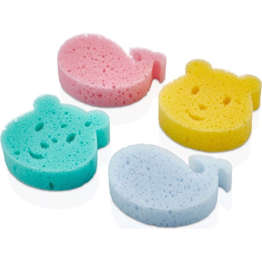 BabyJem 4lü Bebek Banyo Süngeri 618