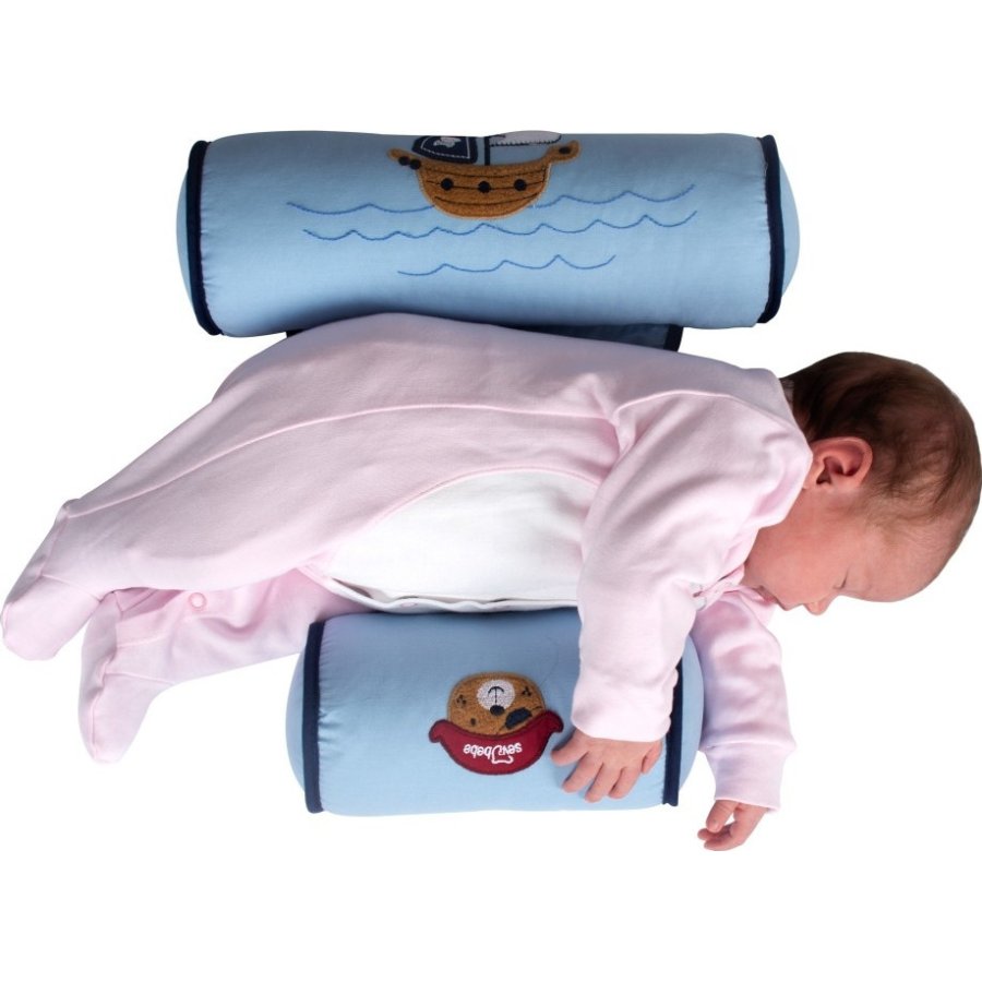Sevi Bebe Güvenli Yan Yatış Yastığı, Mavi