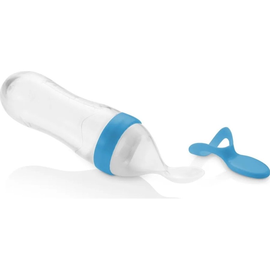 BabyJem Sıkmalı Kaşık, Mavi