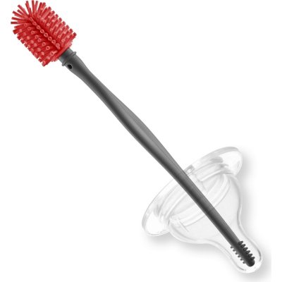 BabyJem Emzik ve Biberon Temizleme Fırçası, Pembe