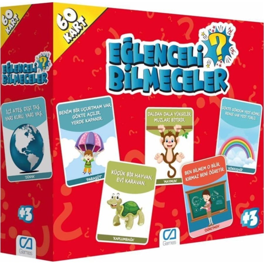Games Eğlenceli Bilmeceler, 60 Kart