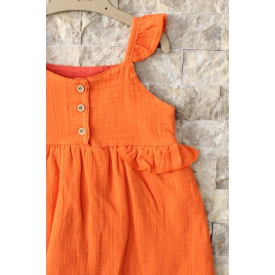 Bibaby Biorganic Summer Cherry Elbise, Kiremit