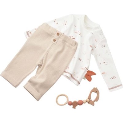 Bibaby Biorganic Magic Starfish 2'li Takım, Latte