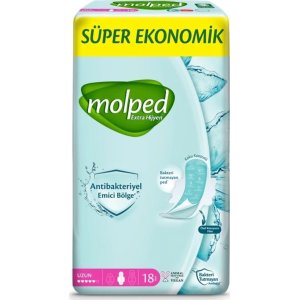 Molped Extra Hijyen Uzun Ped Süper Eko 18 Adet