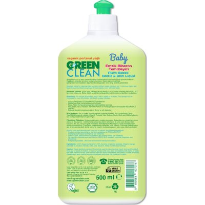 Green Clean Baby Bitkisel Emzik Biberon Temizleyici, 500 ml