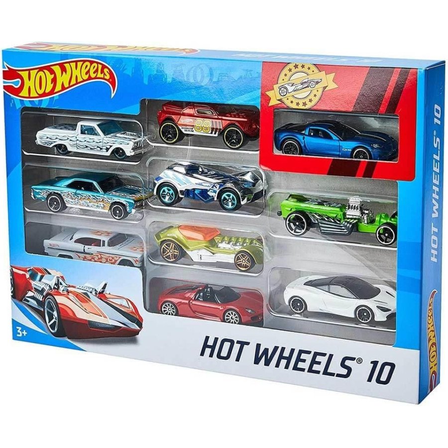 Hot Wheels Araba Seti, 10'lu