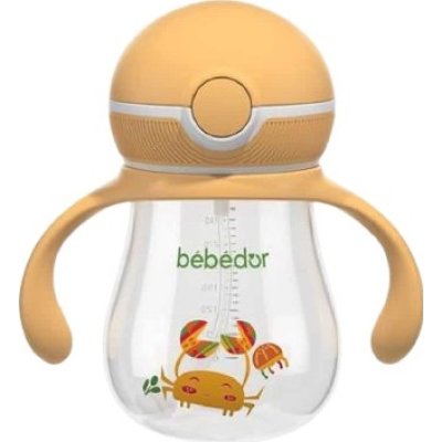 Bebedor Bas-Aç Kapaklı Kulplu PP Alıştırma Bardağı