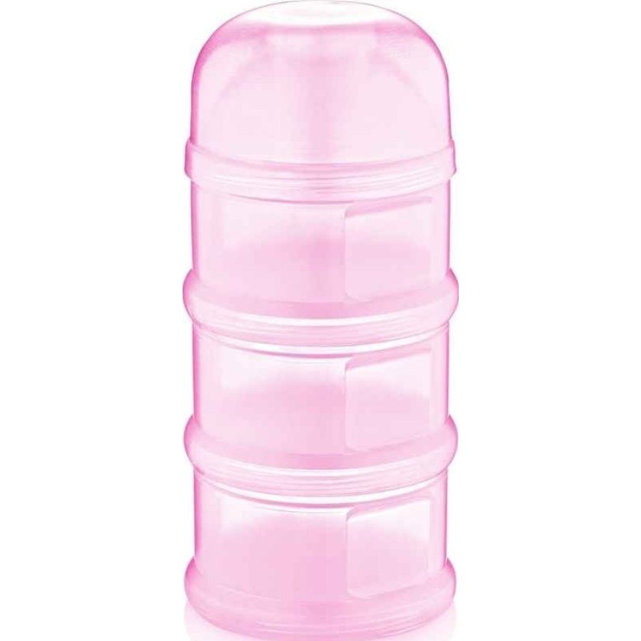 BabyJem Katlı Toz Mama Kabı, Pembe