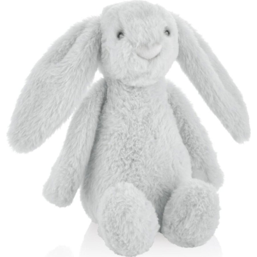 BabyJem Uyku Arkadaşım, Oturabilen Tavşan, 30 cm, Gri