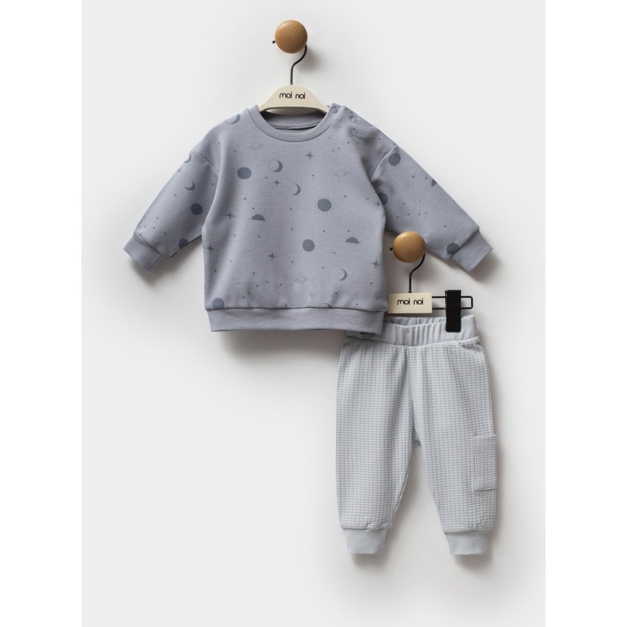 Moi Noi Galaxy 2'li Takım MNB5311 Gri