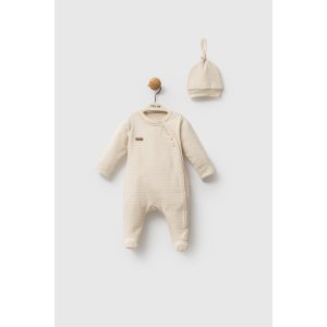 Moi Noi Şapkalı Tulum MNB1248 Bej