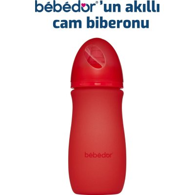 Bebedor Isıyla Renk Değiştiren Cam Biberon, 260 ml