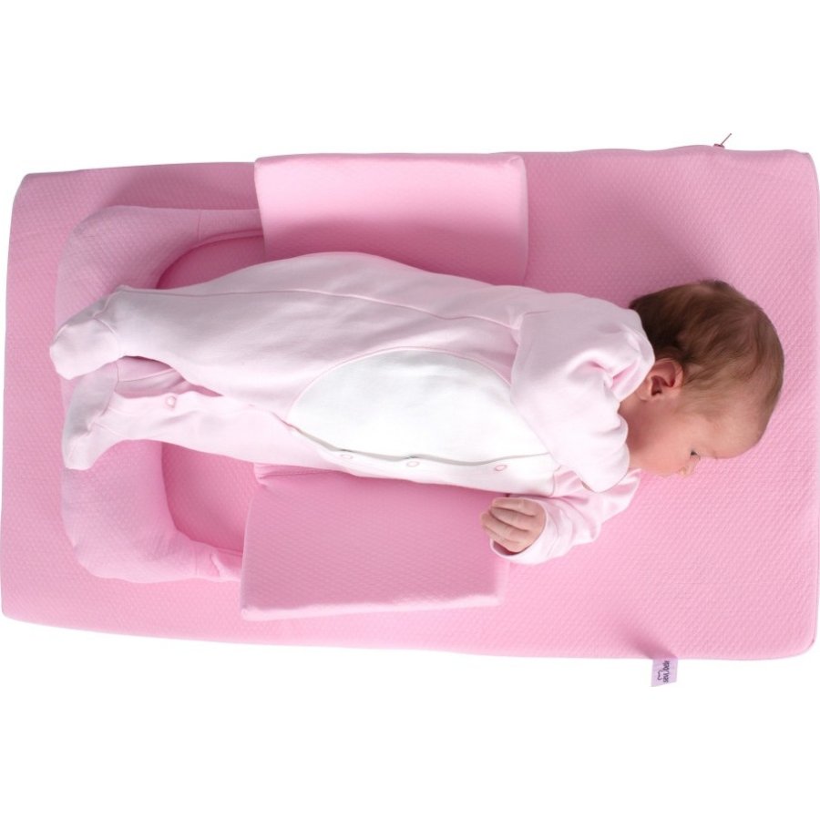 Sevi Bebe Çok Fonksiyonlu Reflü Yatağı, Kiraz Çekirdekli, Pembe