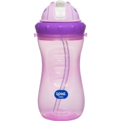 Wee Baby Renkli Pipetli Bardak, 340 ml