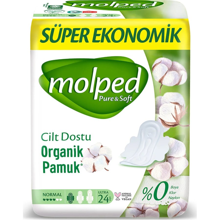 Molped Pure&Soft Normal Ped Süper Eko 24 Adet