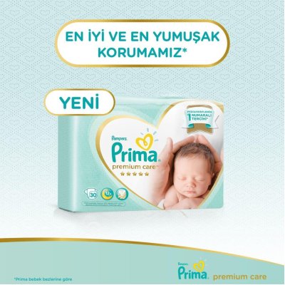 Prima Premium Care Bebek Bezi, 4 Beden, 84 Adet