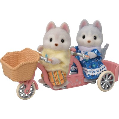 Sylvanian Families Tandem Bisiklet ve Haskiler