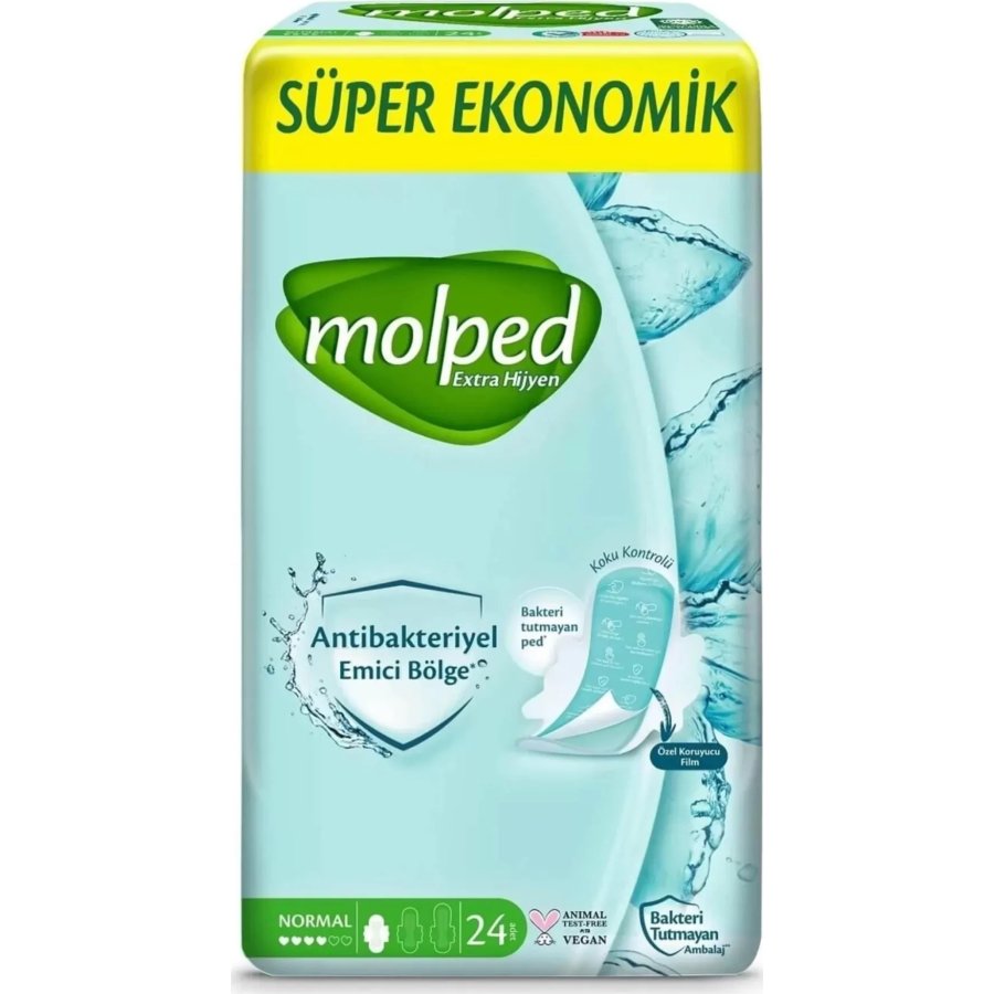 Molped Extra Hijyen Normal Ped Süper Eko 24 Adet