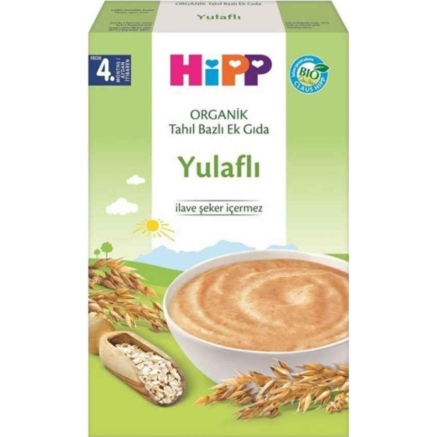 Hipp Organik Yulaflı Tahıl Bazlı Ek Gıda, 200 g