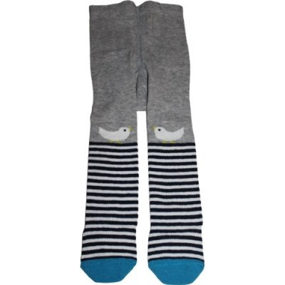 Bibaby Desenli Külotlu Çorap, Gri, Kuş