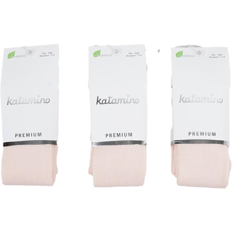 Katamino Liva Kız Bambu Külotlu Çorap, Pudra