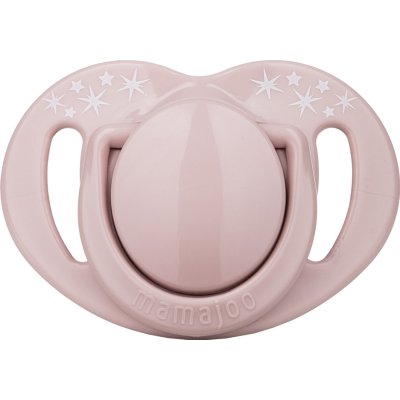 Mamajoo Sterilizasyon & Saklama Kutulu Ortodondik Emzik, 6 Ay+, Powder Pink, 2'li
