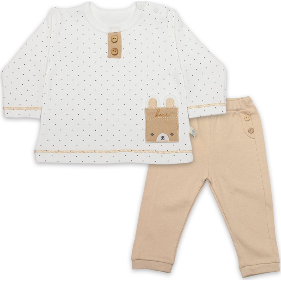 Bistyle I Am So Bear 2'li Takım 14103 Bej-Ekru