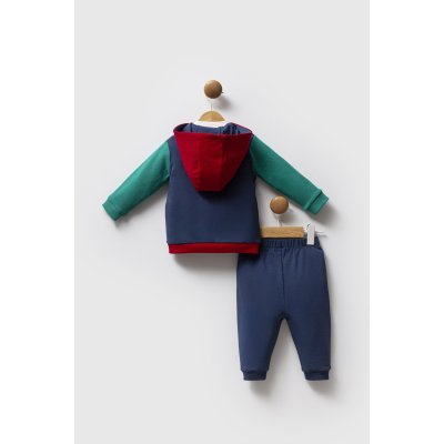 U.S. Polo Assn 3'lü Takım USB2574 İndigo Yeşil