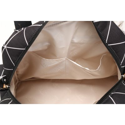 M&Y Prisma Digital Anne Bebek Bakım Çantası, Gri, Toz Pembe